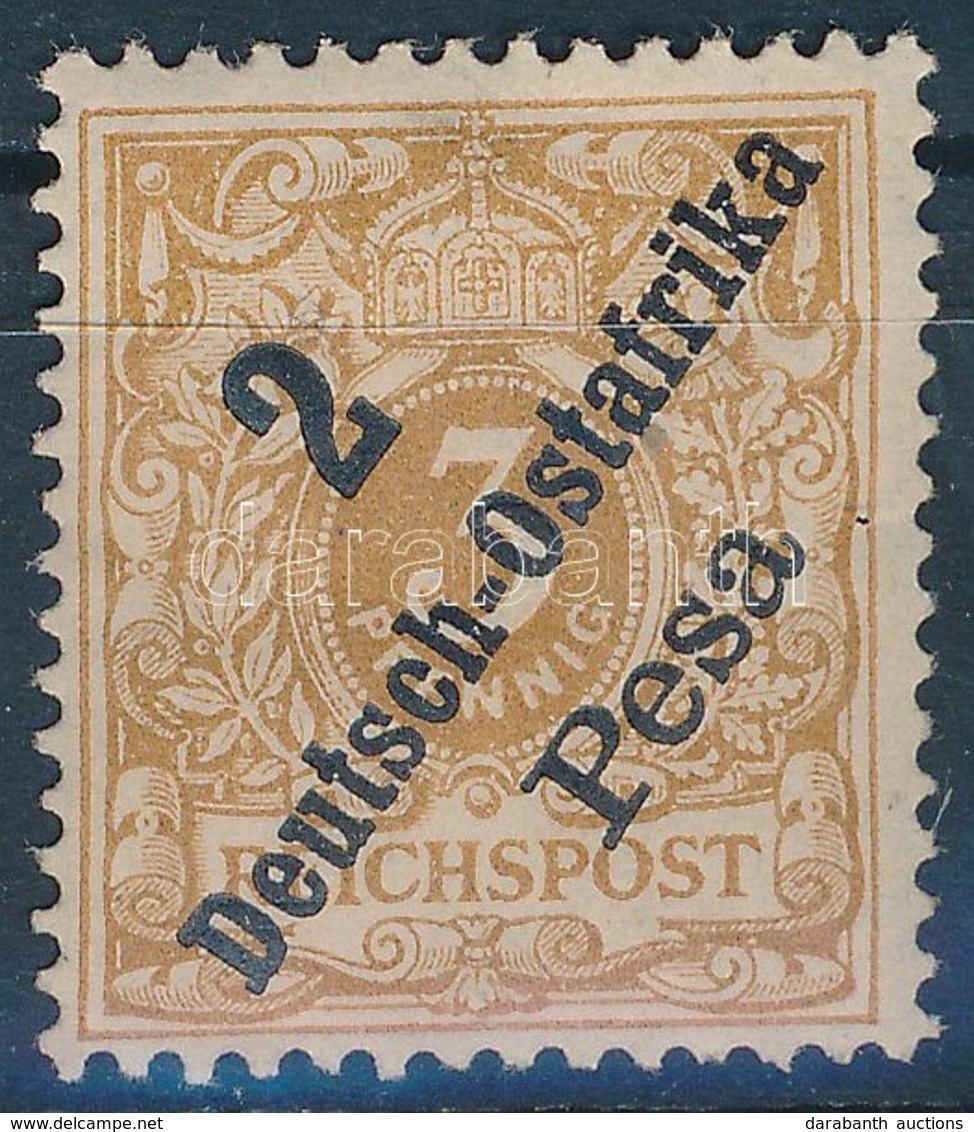 * Kelet-Afrika 1896 Mi 6e Több Falcnyom / More Hinge Remainders. Certificate: Jäschke-Lantelme - Sonstige & Ohne Zuordnung