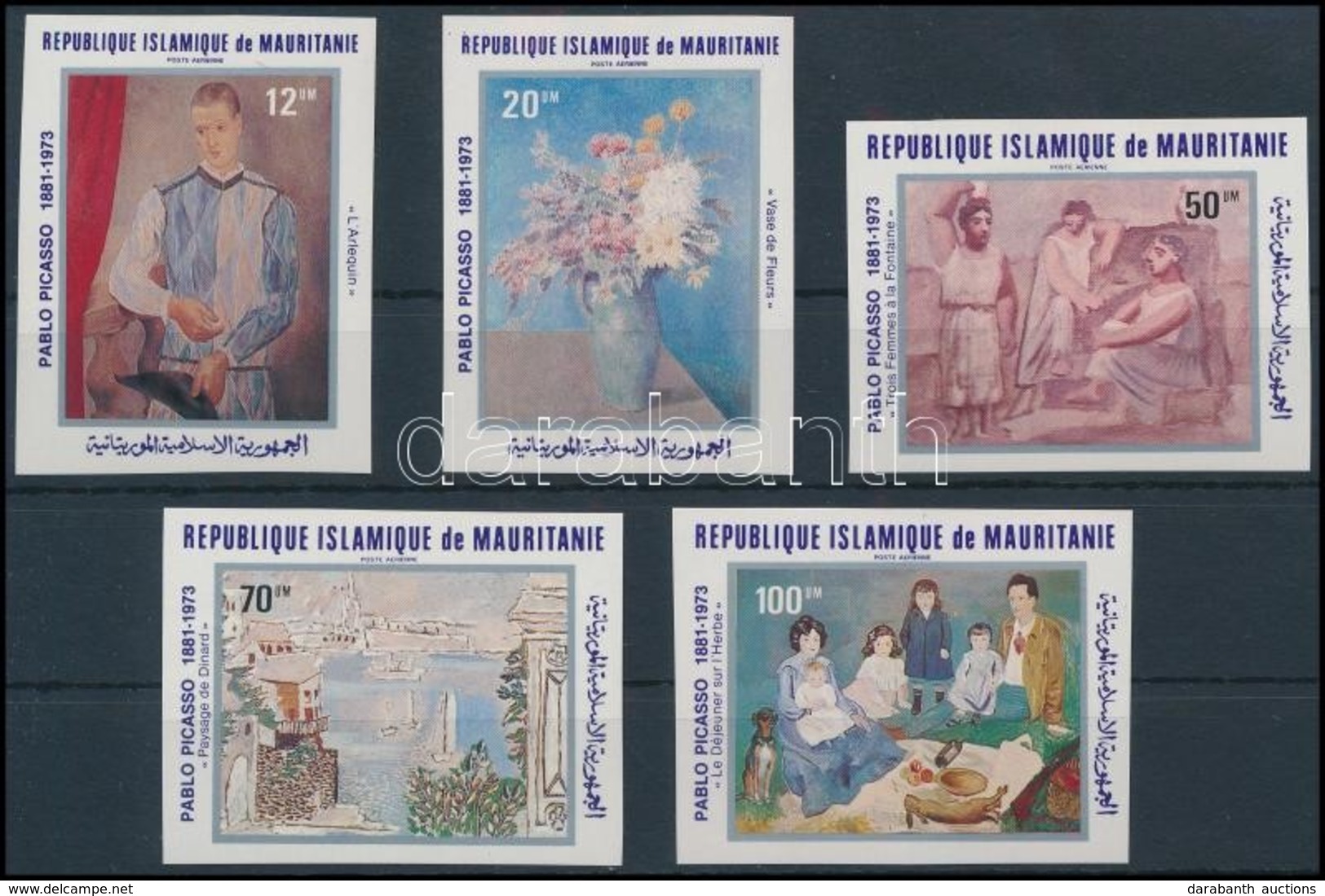 ** 1981 Picasso, Festmény Vágott Sor,
Picasso, Painting Imperforated Set
Mi 721-725 - Autres & Non Classés