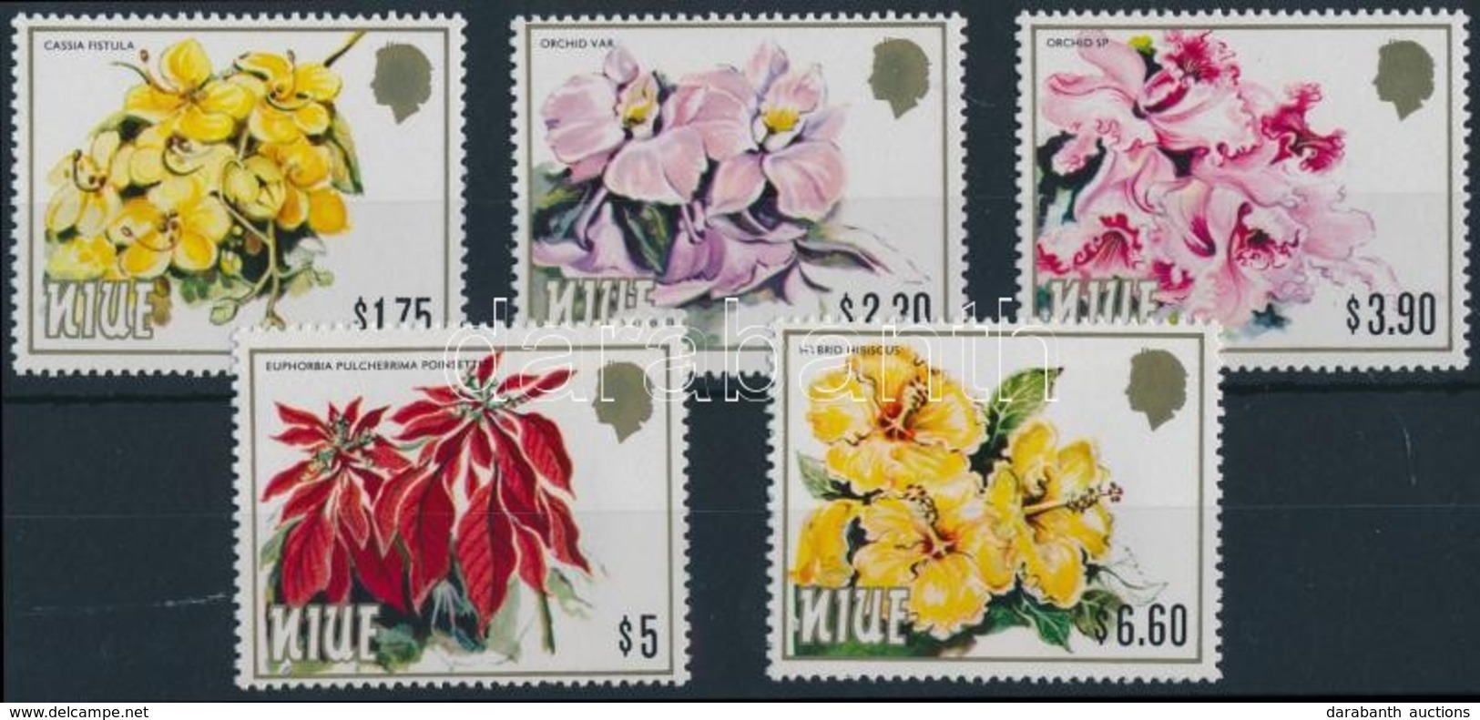 ** 1984 Virágok Záróértékek Mi 564-568 - Sonstige & Ohne Zuordnung