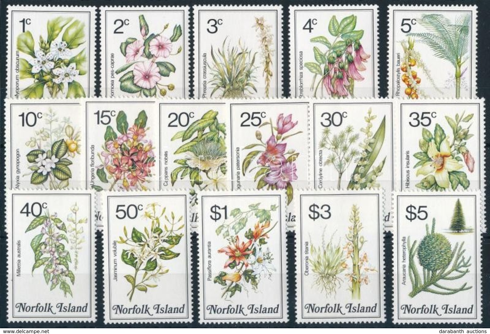 ** 1984 Növények, Virágok Sor Mi 319-334 - Sonstige & Ohne Zuordnung