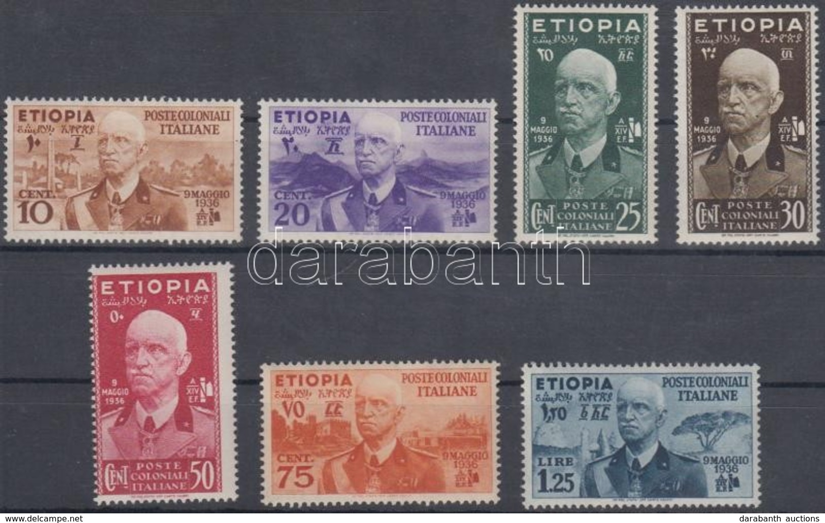 ** 1936 Forgalmi Sor Mi 1-7 - Other & Unclassified