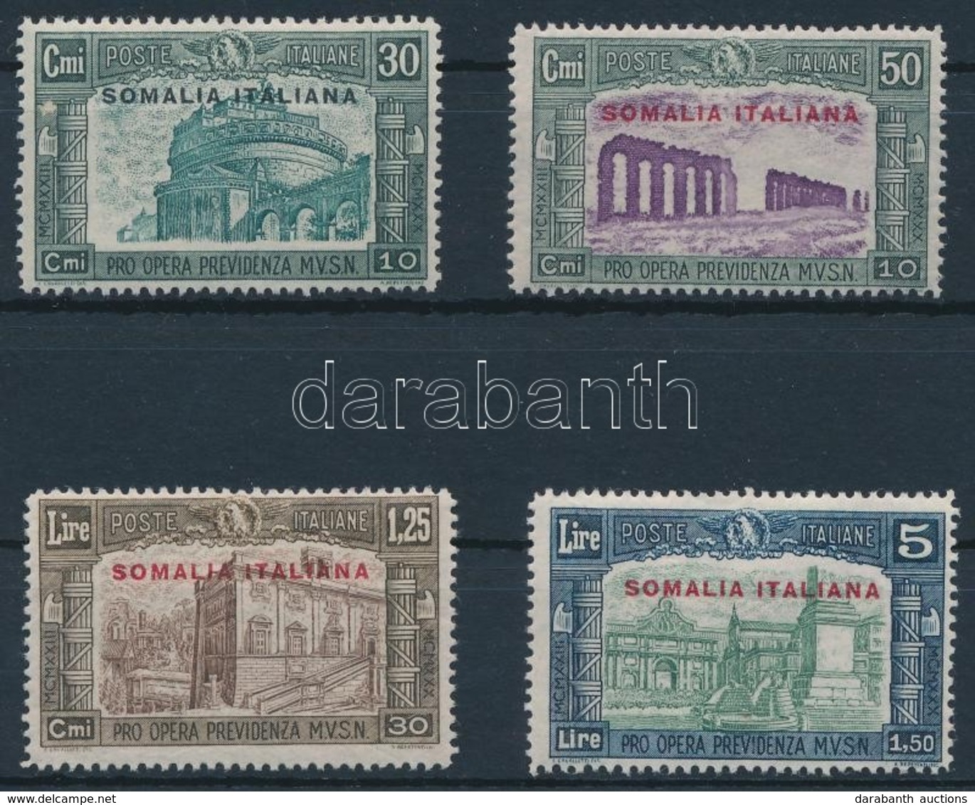 ** 1930 Nemzeti Milícia Sor Mi 144-147 - Other & Unclassified