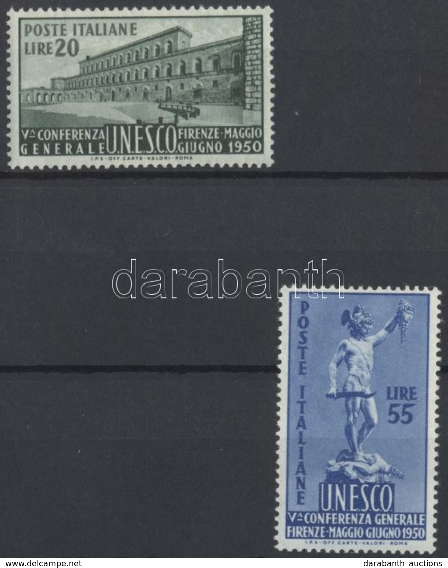 ** 1950 UNESCO Konferencia Sor Mi 791-792 - Andere & Zonder Classificatie