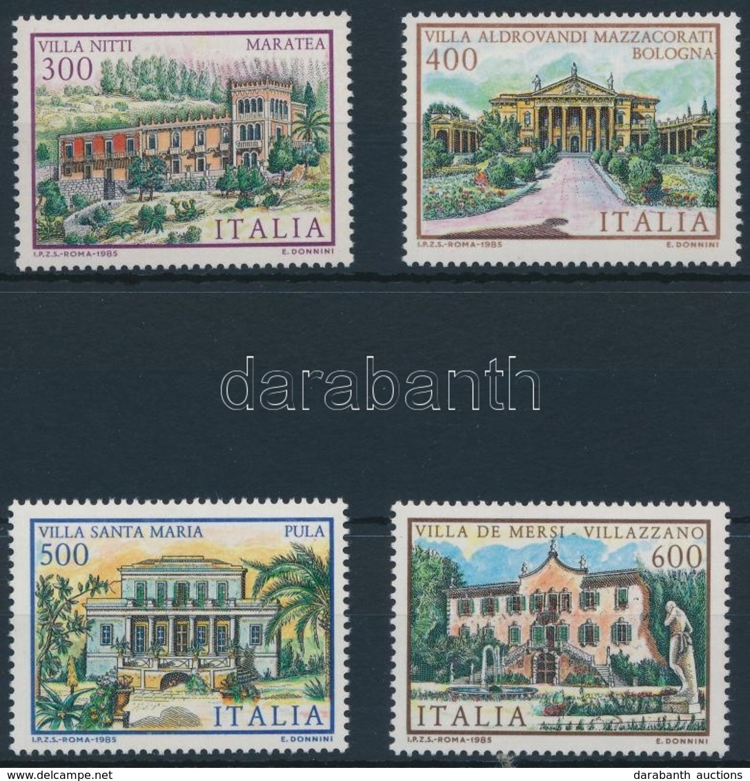 ** 1985 Villák Sor,
Villas Set
Mi 1940-1943 - Other & Unclassified