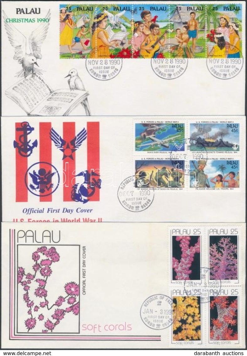 1990 7 Klf FDC (rozsda / Stein) - Autres & Non Classés