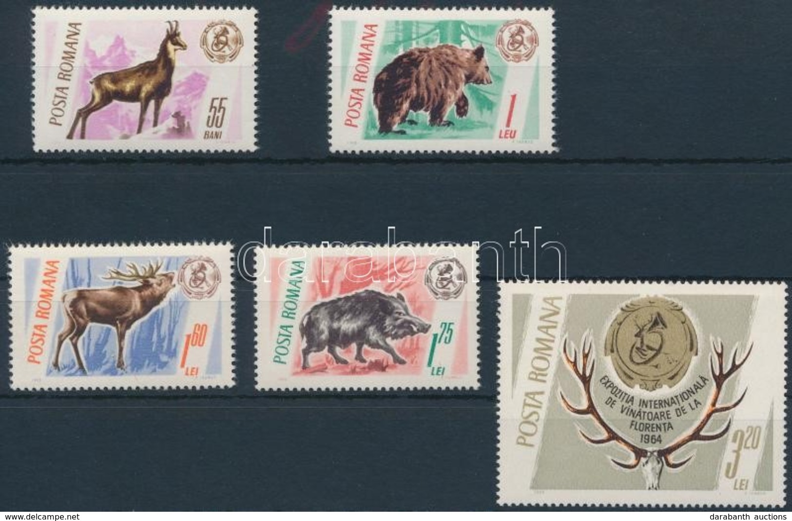 ** 1965 Állatok Sor,
Animals Set
Mi 2460-2464 - Sonstige & Ohne Zuordnung