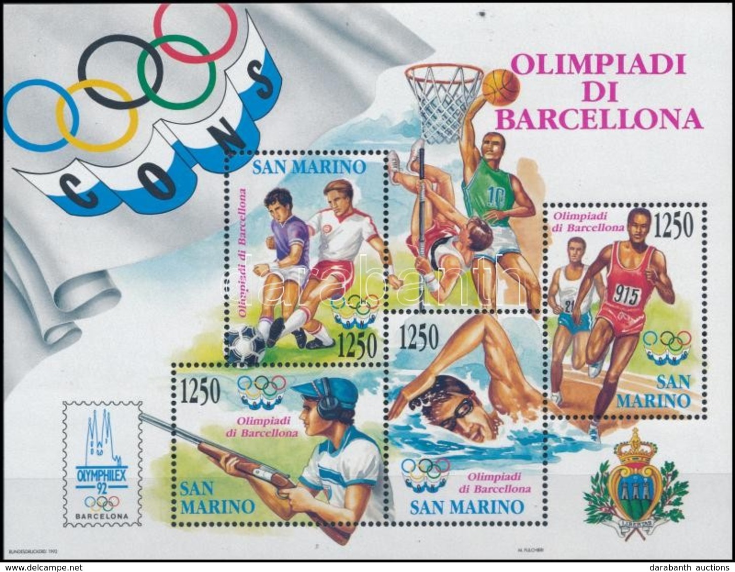 ** 1992 Sport Blokk,
Sport Block
Mi  15 - Other & Unclassified