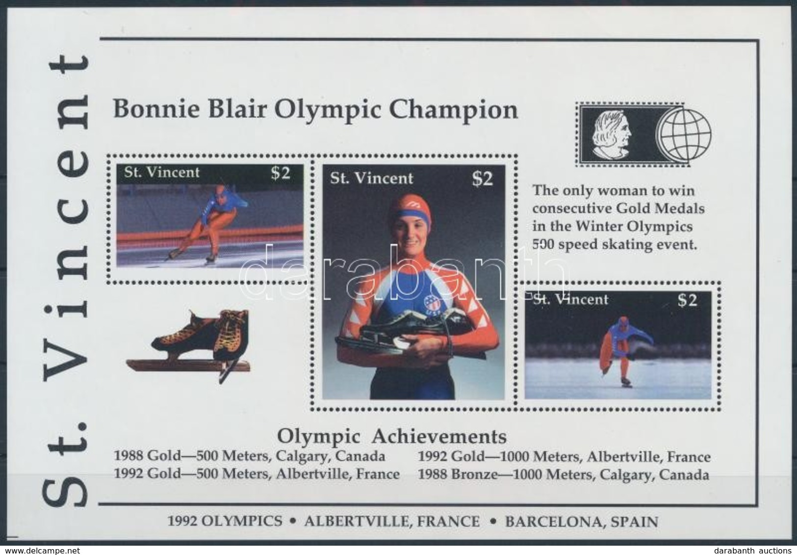 ** 1992 Bélyegkiállítás, Téli Olimpia Blokk, Stamp Exhibition, Winter Olympics Block
Mi 210 - Sonstige & Ohne Zuordnung