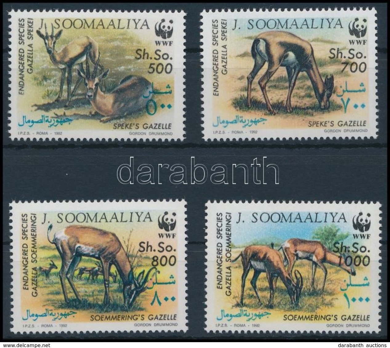 ** 1992 WWF Veszélyeztetett állatok Sor,
WWF Endangered Pieces Set
Mi 444-447 - Autres & Non Classés