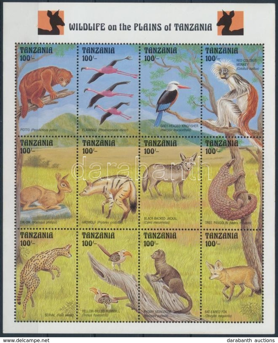 ** 1993 Állatok Kisív,
Animals Mini Sheet
Mi 1515-1526 - Other & Unclassified