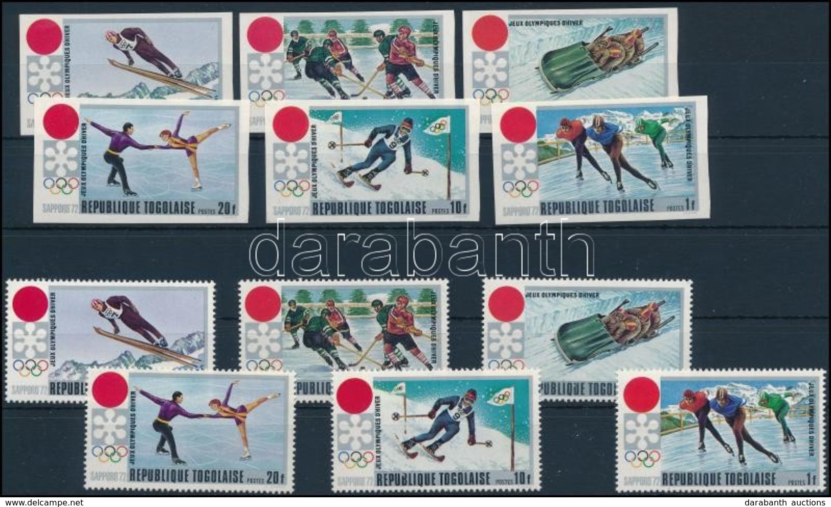 ** 1971 Sport Sor,
Sport Set
Mi 888-893 A+B - Autres & Non Classés