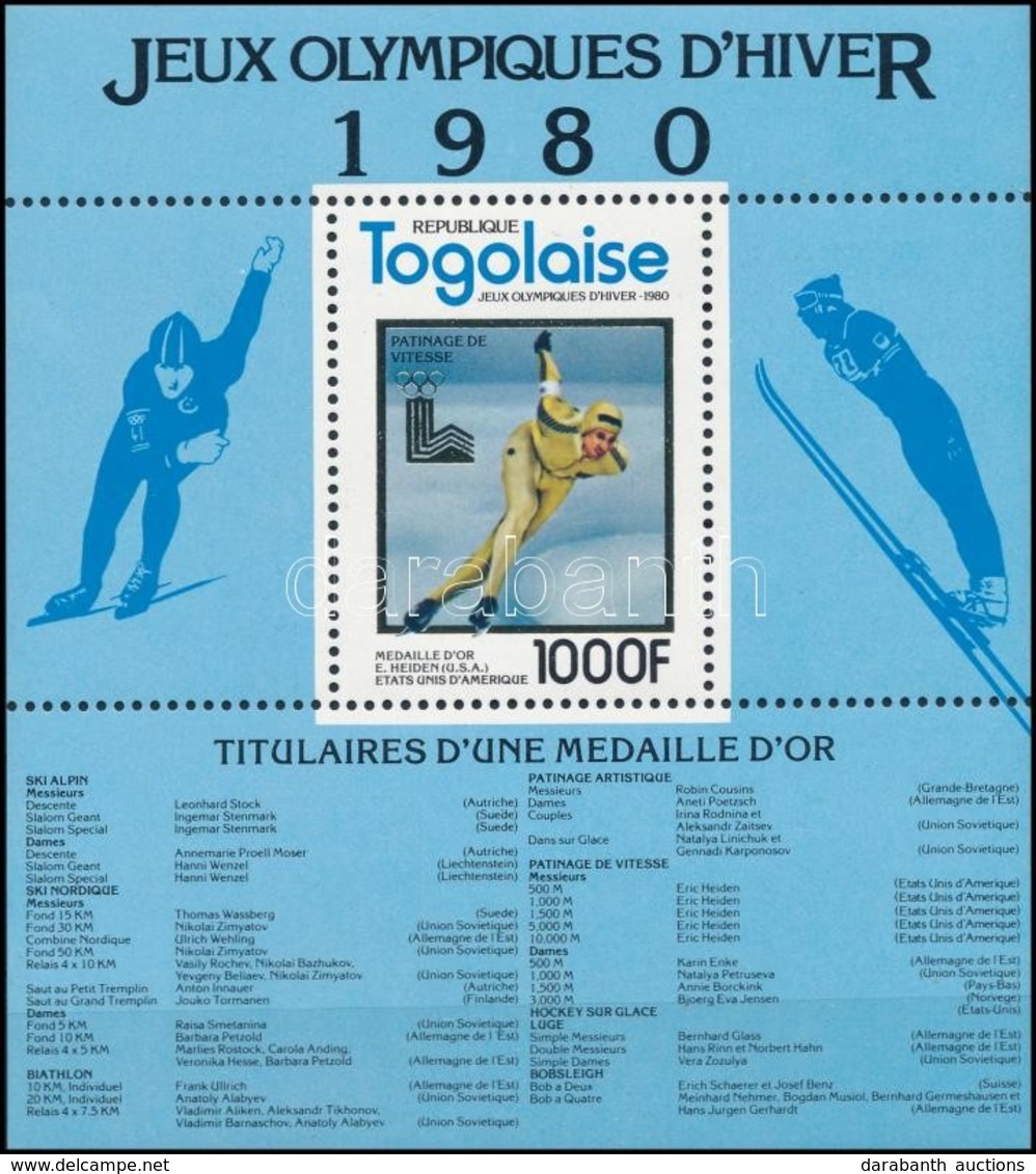 ** 1980 Sport Blokk,
Sport Block
Mi 171 A - Andere & Zonder Classificatie