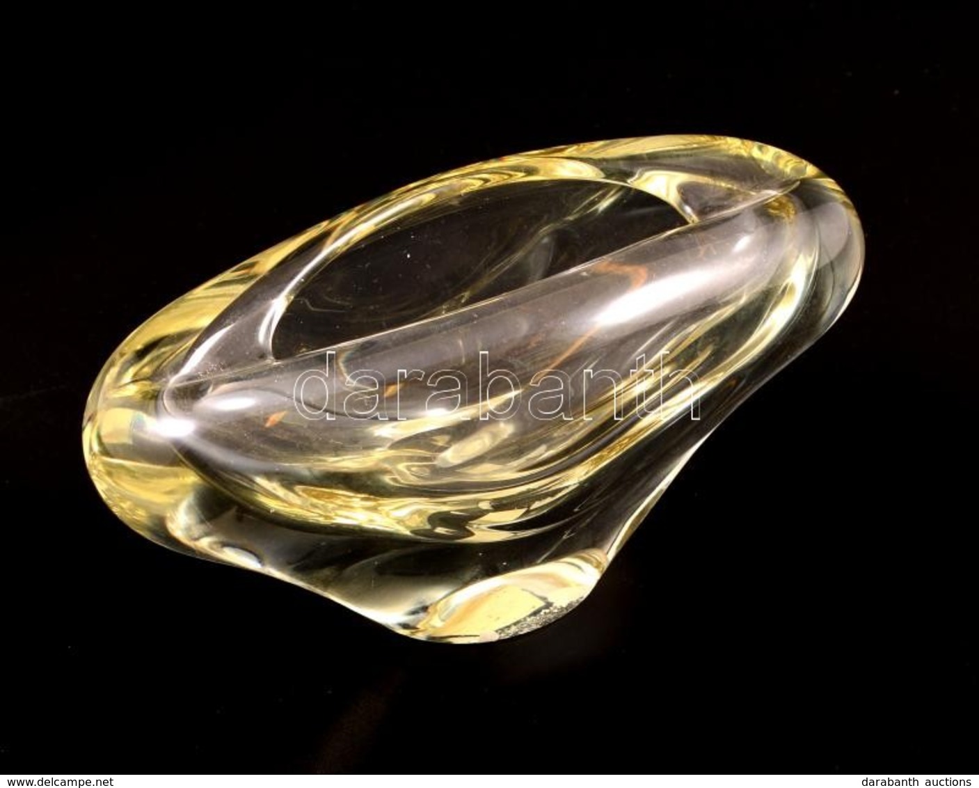 Üveg Váza. Formába öntött. 20x10 Cm - Glass & Crystal