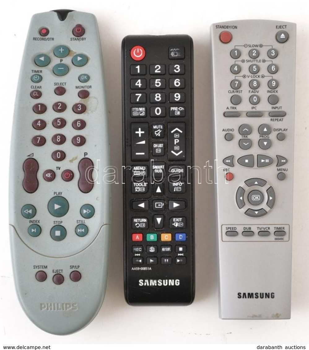 Müködő TV Távirányítók ( 3db), Samsung, Philips - Other & Unclassified