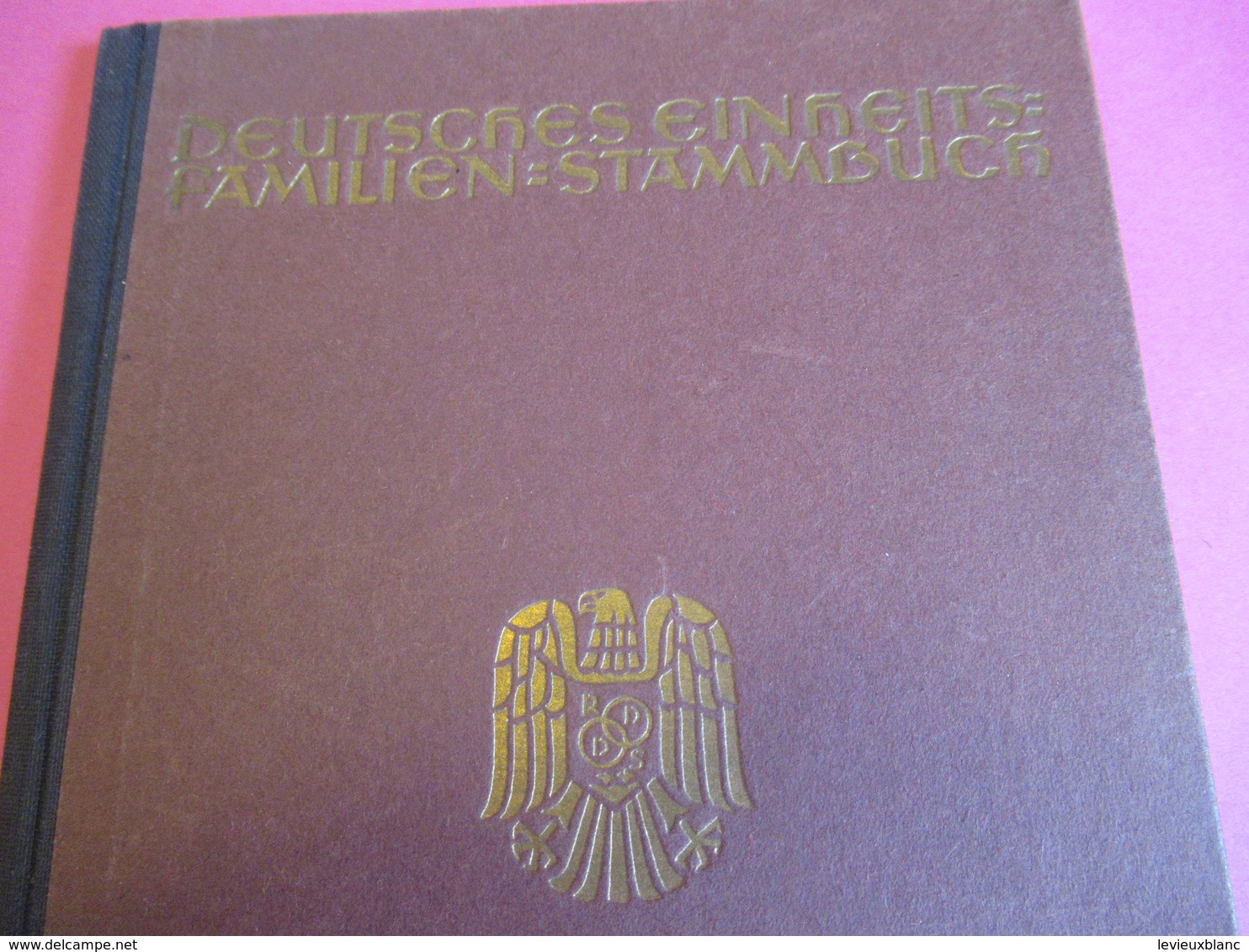 Livret De Famille Allemand/ Deutsches Einheits Familien Stammbuch/ KEHL S RHEIN/ Bade Wurtemberg/ 1935       AEC162 - Non Classés