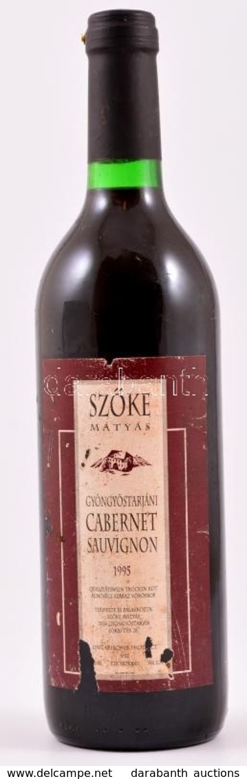 1995 Szőke Mátyás Cabernet Sauvignon Bontatlan Palack Vörösbor - Autres & Non Classés