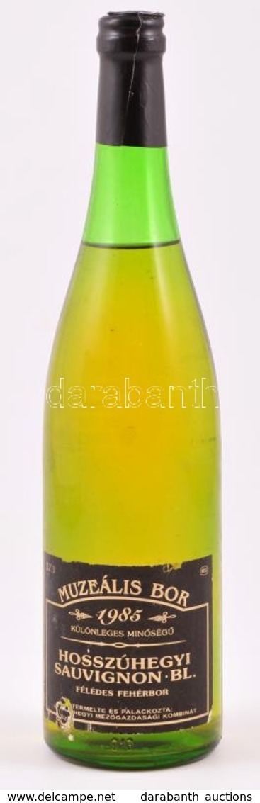 1985 Hosszúhegyi Sauvignon Blanc Bontatlan Palack Fehérbor - Autres & Non Classés