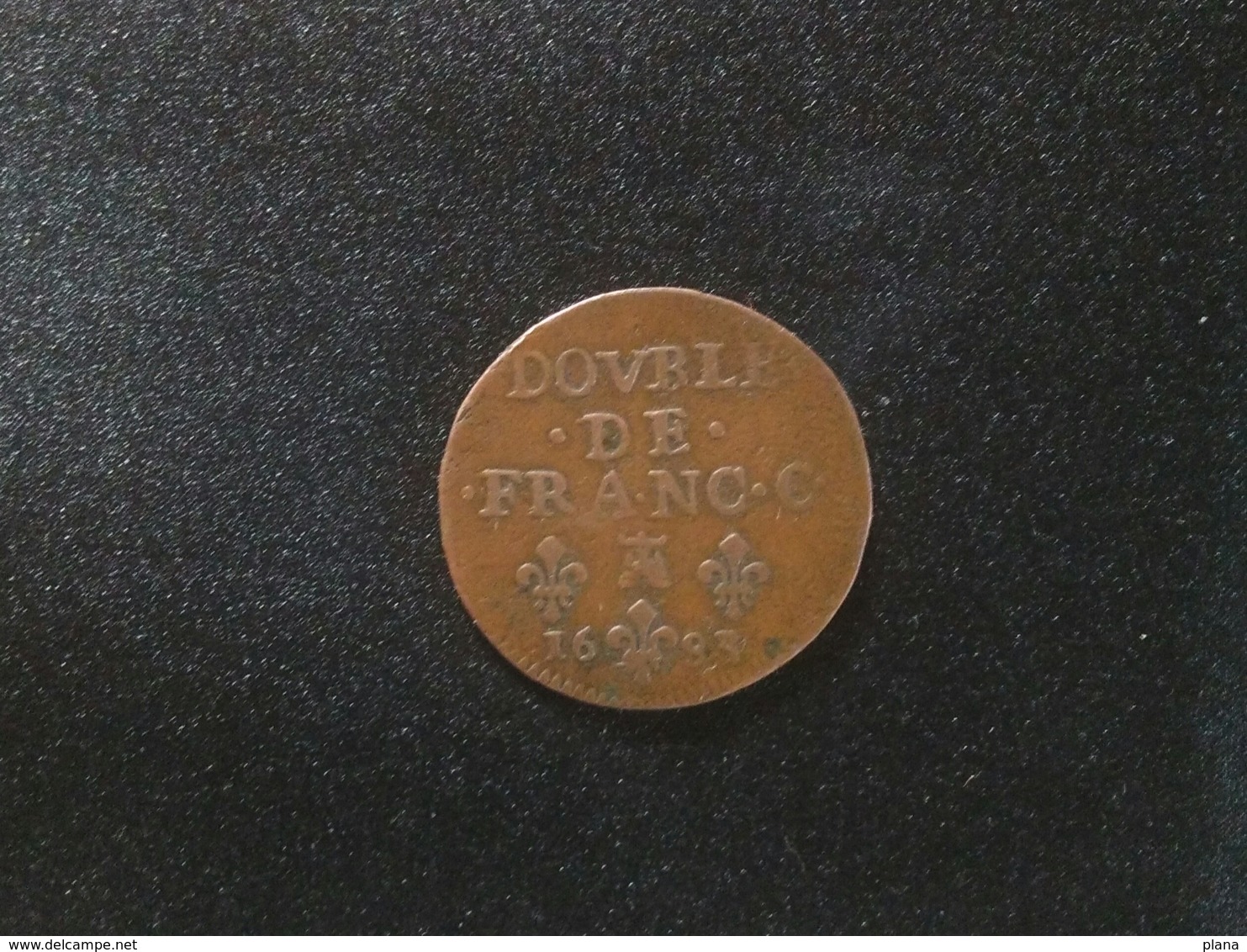 Double De Franc C Ardennes Duché De Bouillon Godefroy Maurice De La Tour D'auvergne 1683 - 1643-1715 Louis XIV The Great