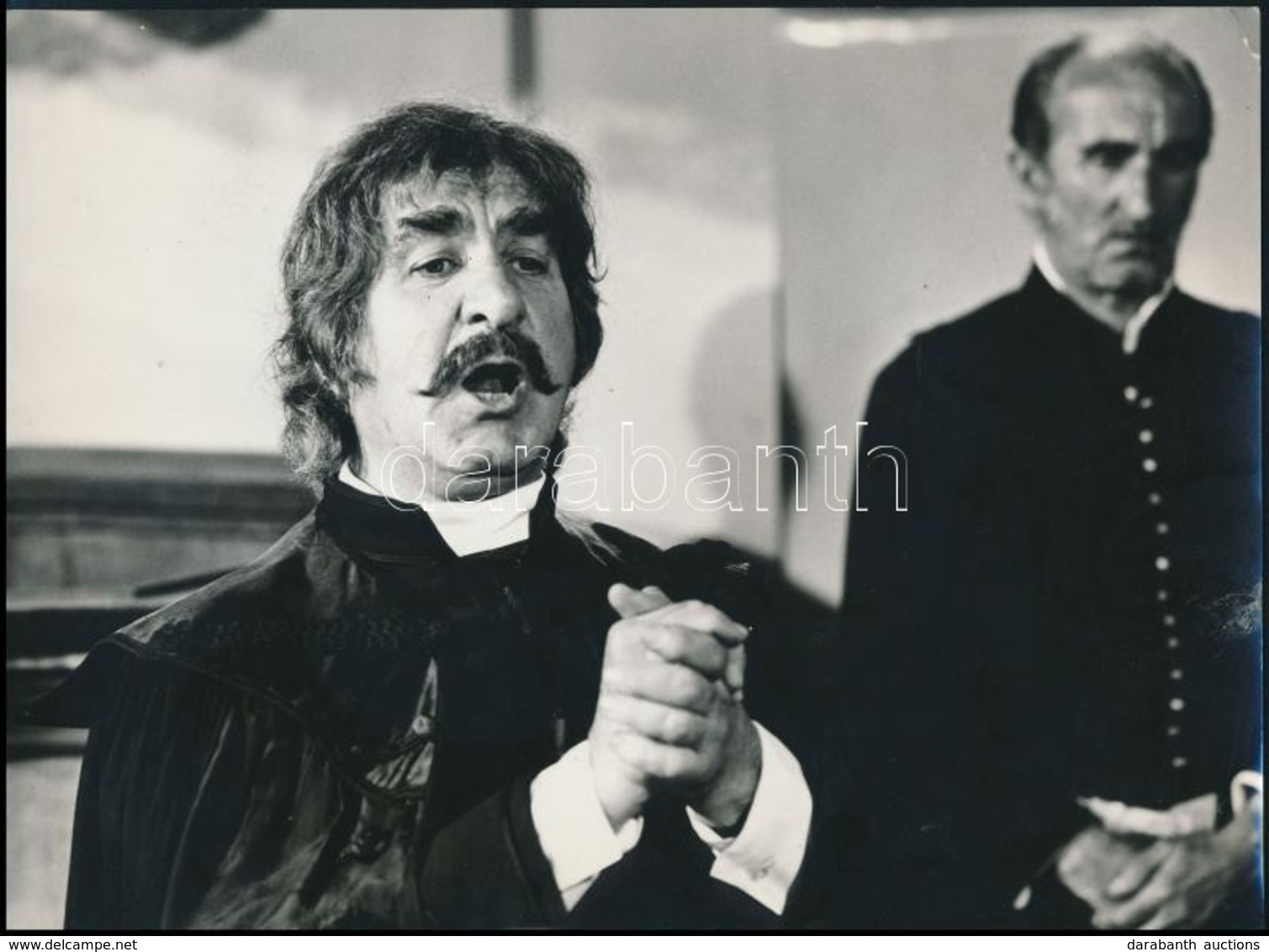 Cca 1980 Melis György (1923-2009) Operaénekes, Szabó Péter MAFILM Fotó, Pecséttel Jelzett, 16×22 Cm - Andere & Zonder Classificatie