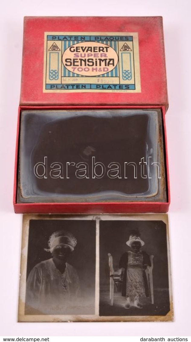 Cca 1930-as években Készült Felvételek Az Egri Foto-GRÁF Műterem Hagyatékából, 13 Db Vintage üveglemez Negatív, 12x16 Cm - Andere & Zonder Classificatie