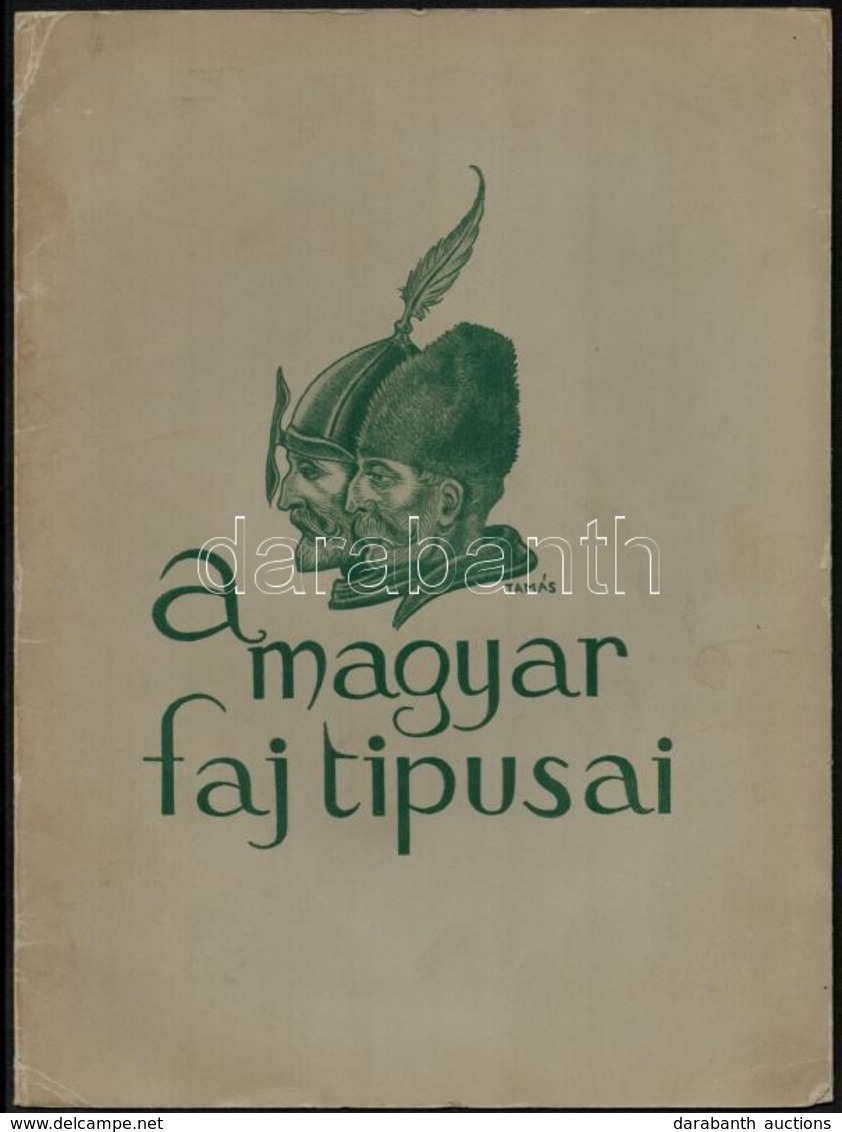 Cca 1930-1940 A Magyar Faj Típusai, 4 Db Fotónyomat Mappában - Ohne Zuordnung