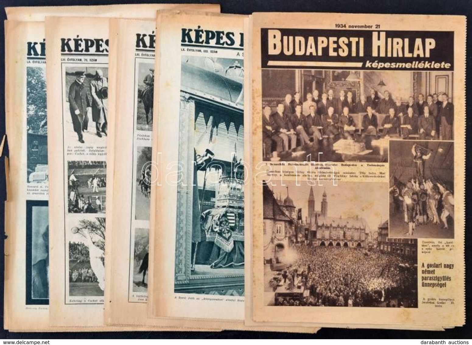 1931-1938 Képes Pesti Hírlap 10 Száma, Valamint A Budapesti Hírlap Képes Melléklete 3 Száma - Ohne Zuordnung