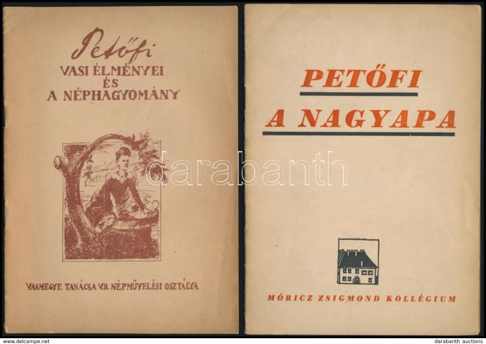 1945 Petőfi A Nagyapa. 30p. +   1954 Petőfi Vasi élményei és A Néphagyomány. 24p. - Zonder Classificatie