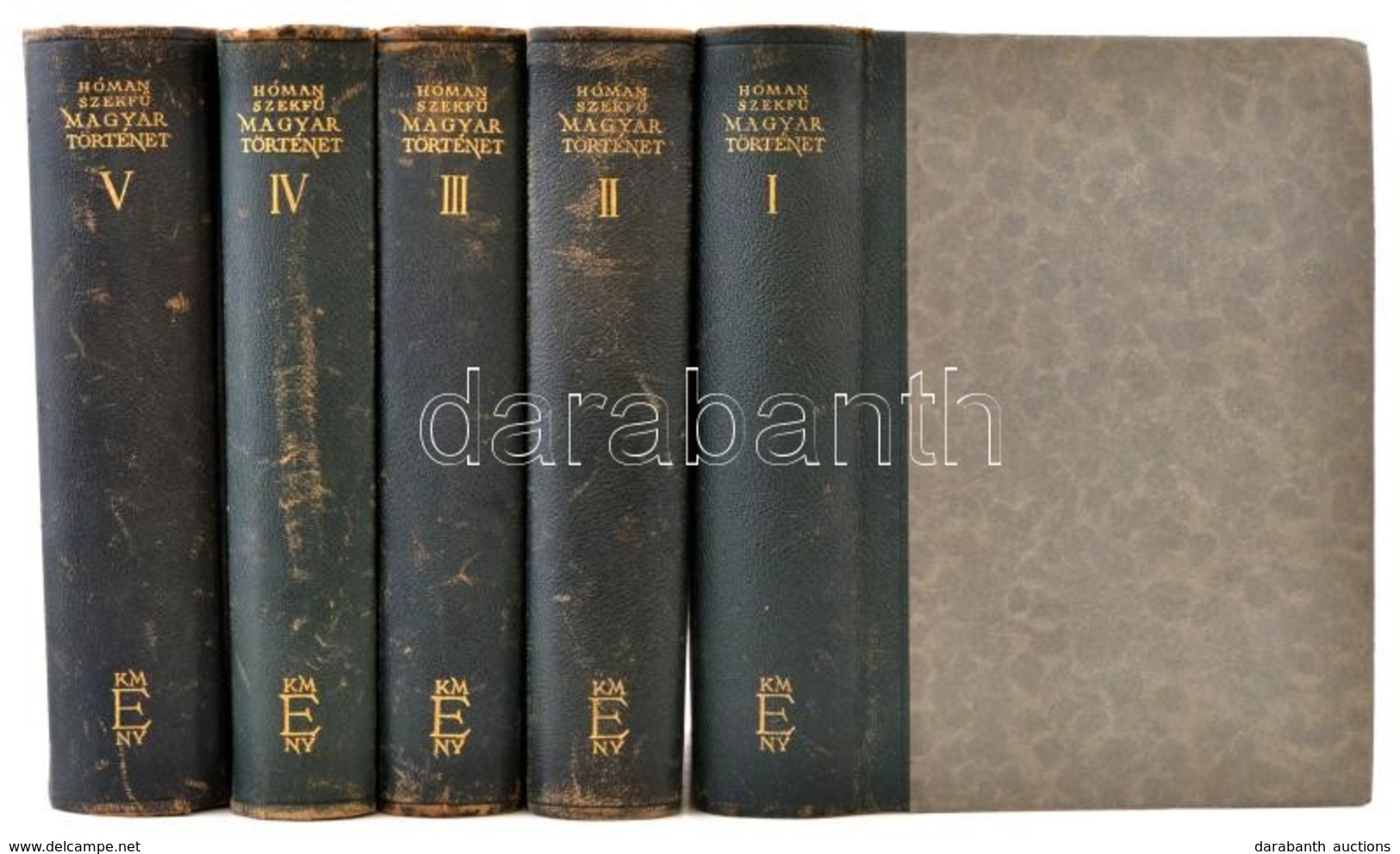 Hóman Bálint-Szekfű Gyula: Magyar Történet. I-V. Kötet. Bp., 1935-1936, Kir. Magyar Egyetemi Nyomda. Második,bővített Ki - Ohne Zuordnung