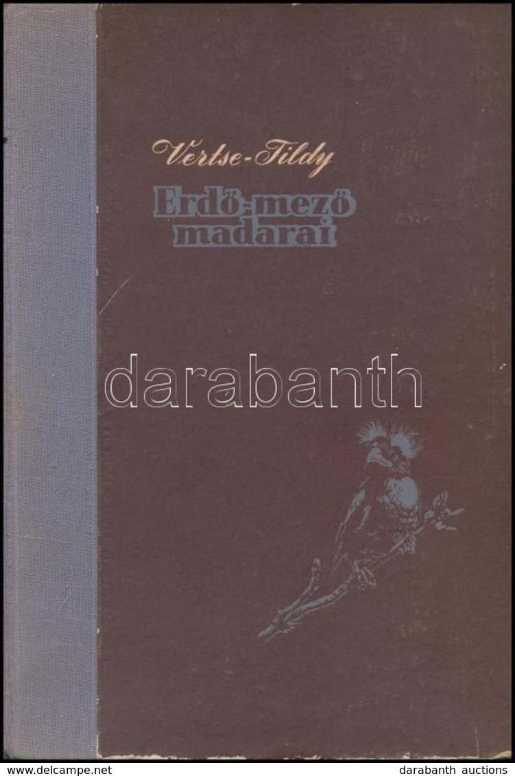 Vertse Albert: Erdő-mező Madarai. Ifj. Tildy Zoltán Fekete-fehér Fotóival. Bp.,1956,Mezőgazdasági Kiadó. Második, átdolg - Non Classés