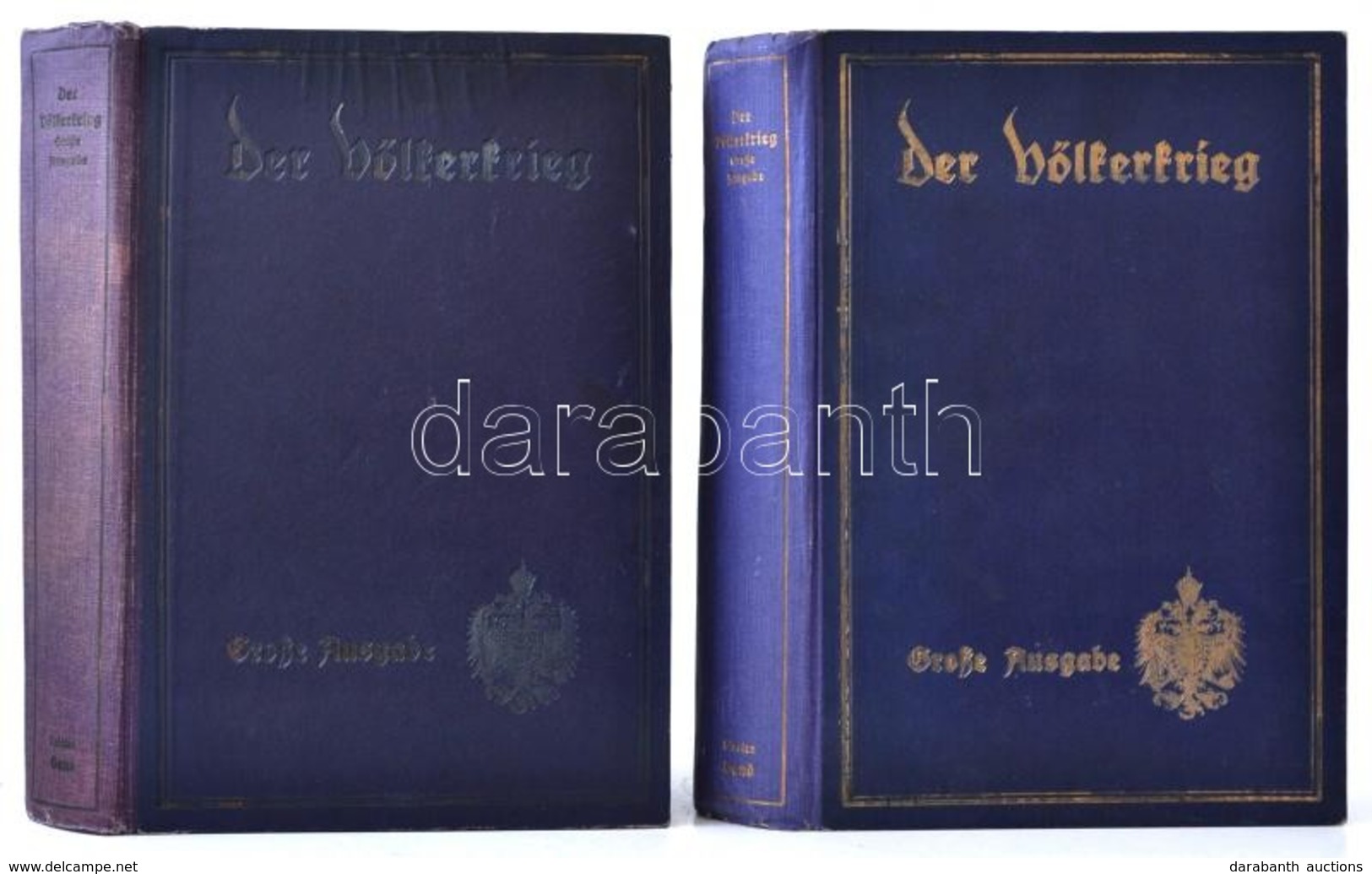 Der Völkerkrieg. III-IV. Szerk.: E. H. Baer. Stuttgart-Wien,é.n.,Julius Hoffmann-Österreichisches Verlags-Institut. Néme - Unclassified