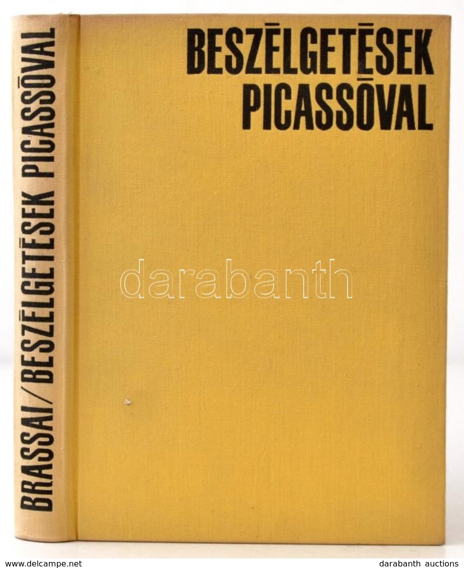 Brassai: Beszélgetések Picassóval. Bp.,1968, Corvina. Fekete-fehér Fotókkal. Kiadói Egészvászon-kötés. - Non Classés