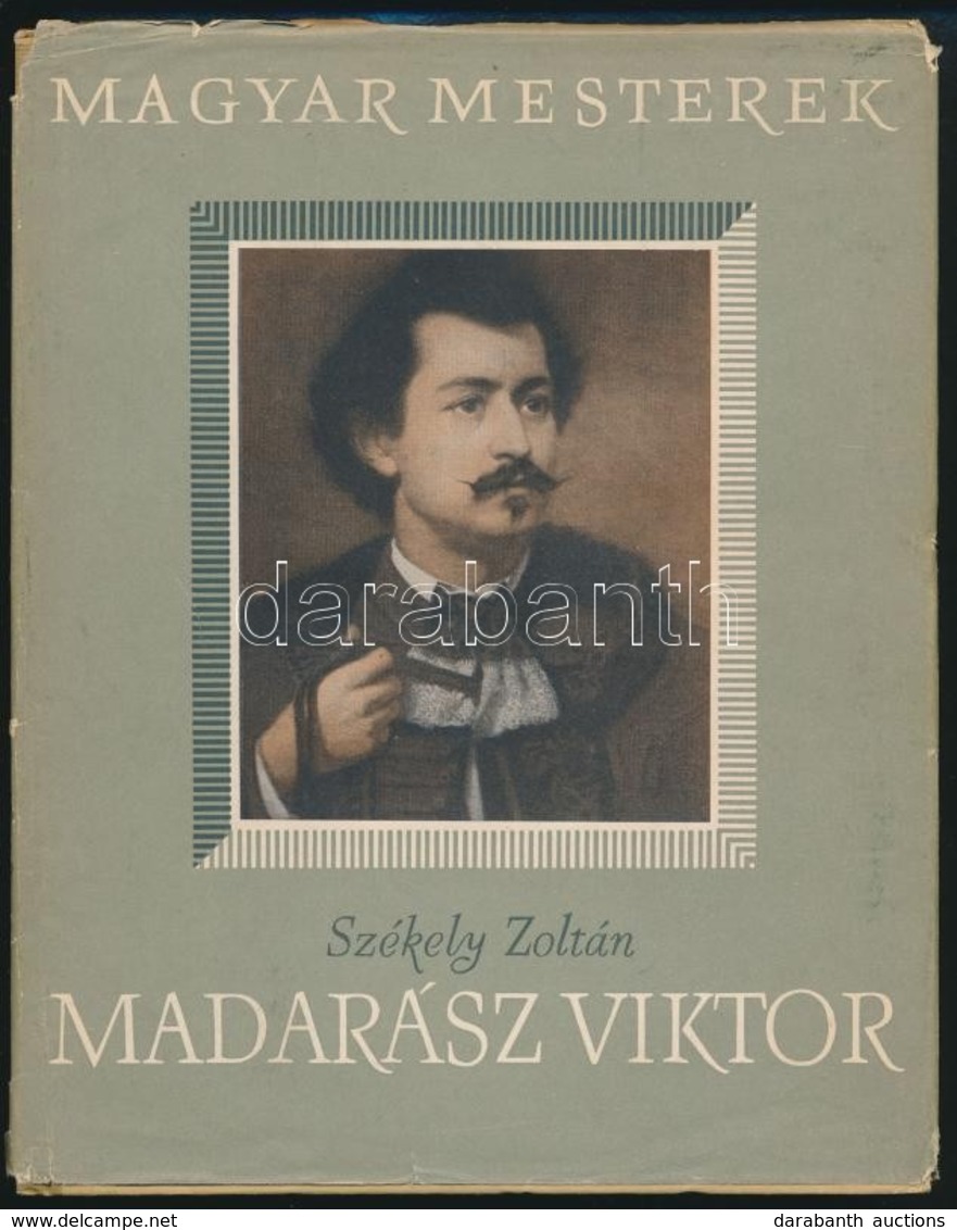 Székely Zoltán: Madarász Viktor. Magyar Mesterek. Bp.,1954, Képzőművészeti Alap. Kiadói Félvászon-kötés, Kiadói Szakadt  - Ohne Zuordnung