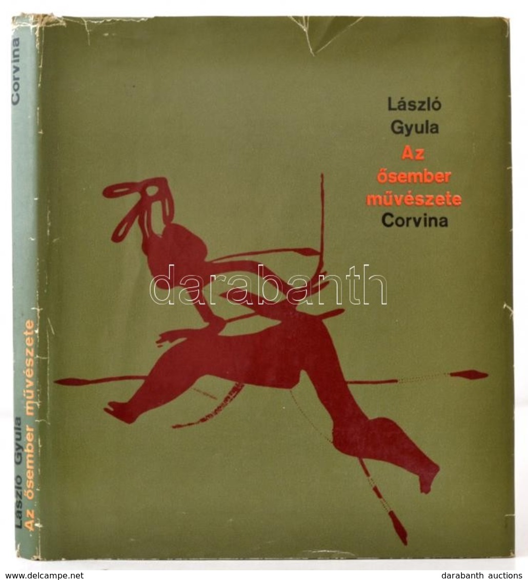 László Gyula: Az ősember Művészete. Bp.,1968,Corvina. Fekete-fehér és Színes Fotókkal Illusztrált. Kiadói Egészvászon-kö - Ohne Zuordnung