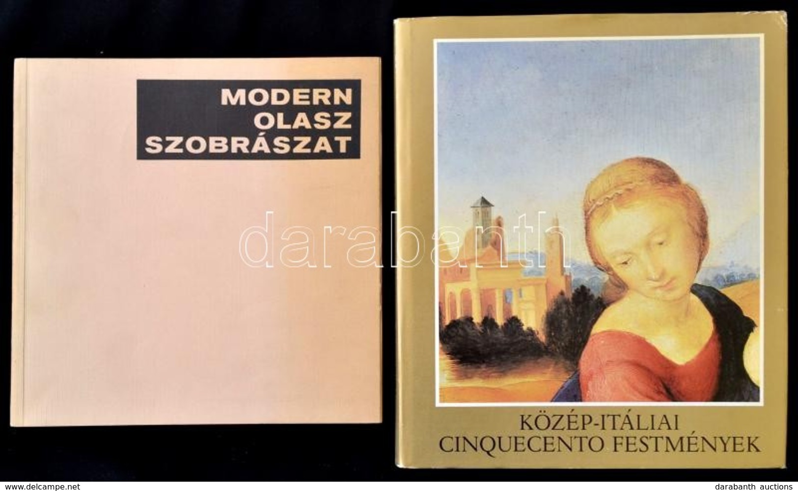 Vegyes Művészeti Könyvtétel, 2 Db: 
Tátrai Vilmos: Közép-Itáliai Cinquecento Festmények. Bp.,1983, Corvina. Kiadói Egész - Non Classés