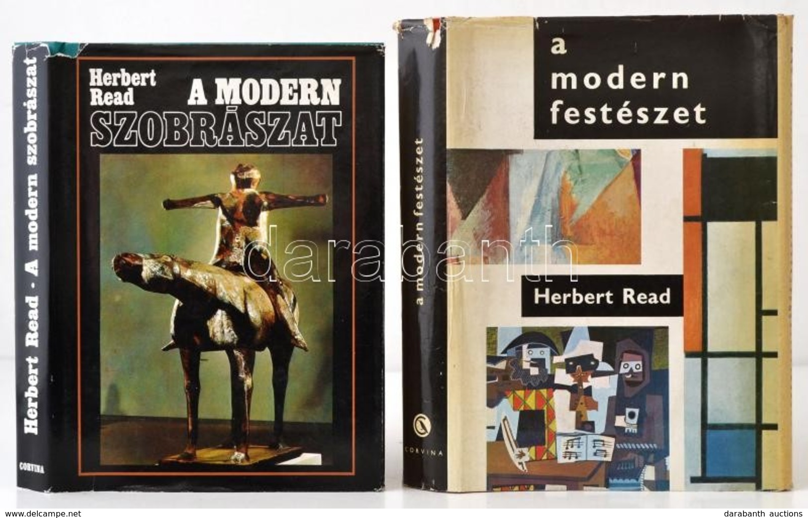 Herbert Read 2 Műve: A Modern Szobrászat. Fordította: Kodolányi Gyula.+A Modern Festészet. Fordította:Gottschlig Ferenc. - Non Classés