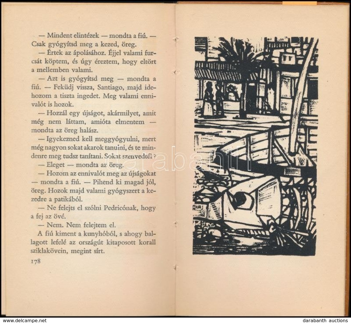 Ernest Hemingway: Az öreg Halász és A Tenger. Fordította: Ottlik Géza. Kondor Béla Illusztrációival. Helikon Kiskönyvtár - Unclassified