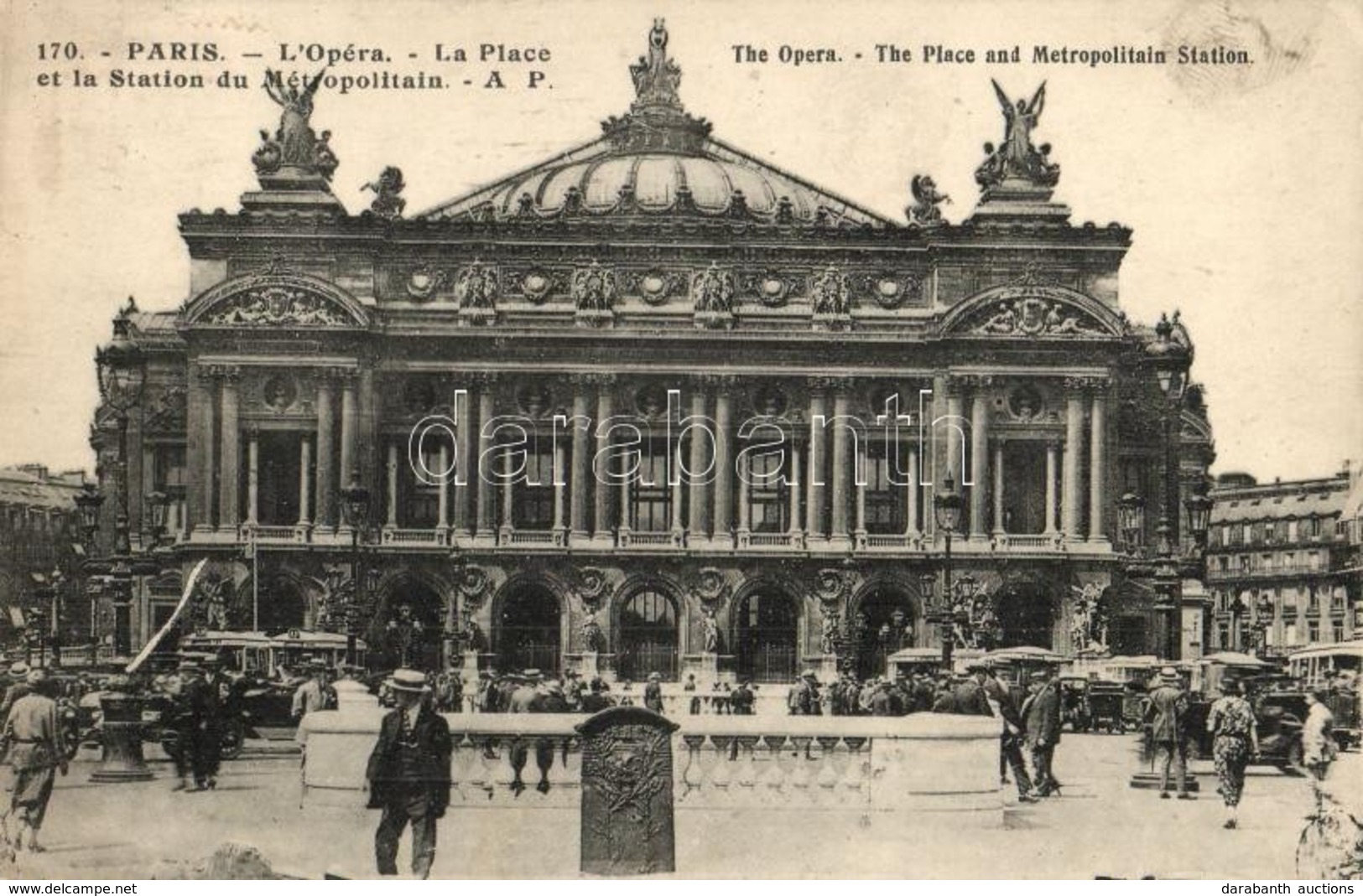 * 14 Db Régi Francia Városképes Lap / 14 Pre-1945 French Town-view Postcards - Unclassified