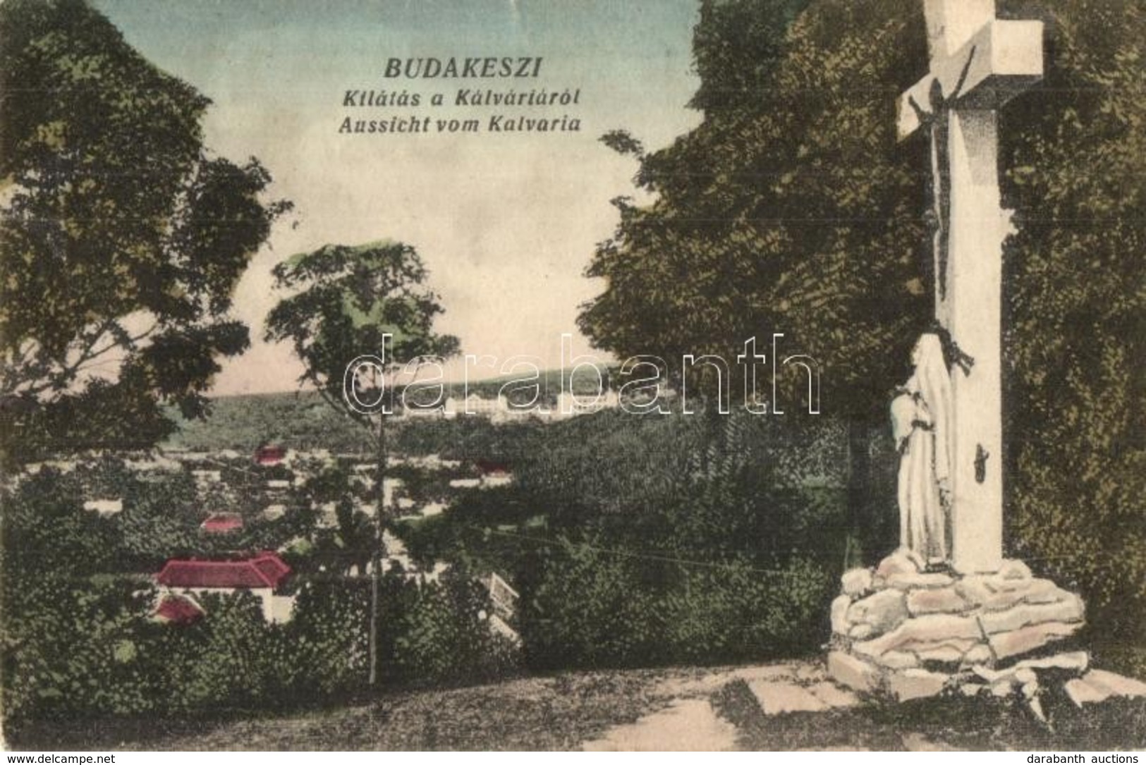 ** * 12 Db RÉGI Magyar Városképes Lap; Budakeszi, Makkosmária, Máriaremete / 12 Pre-1945 Hungarian Town-view Postcards - Non Classés