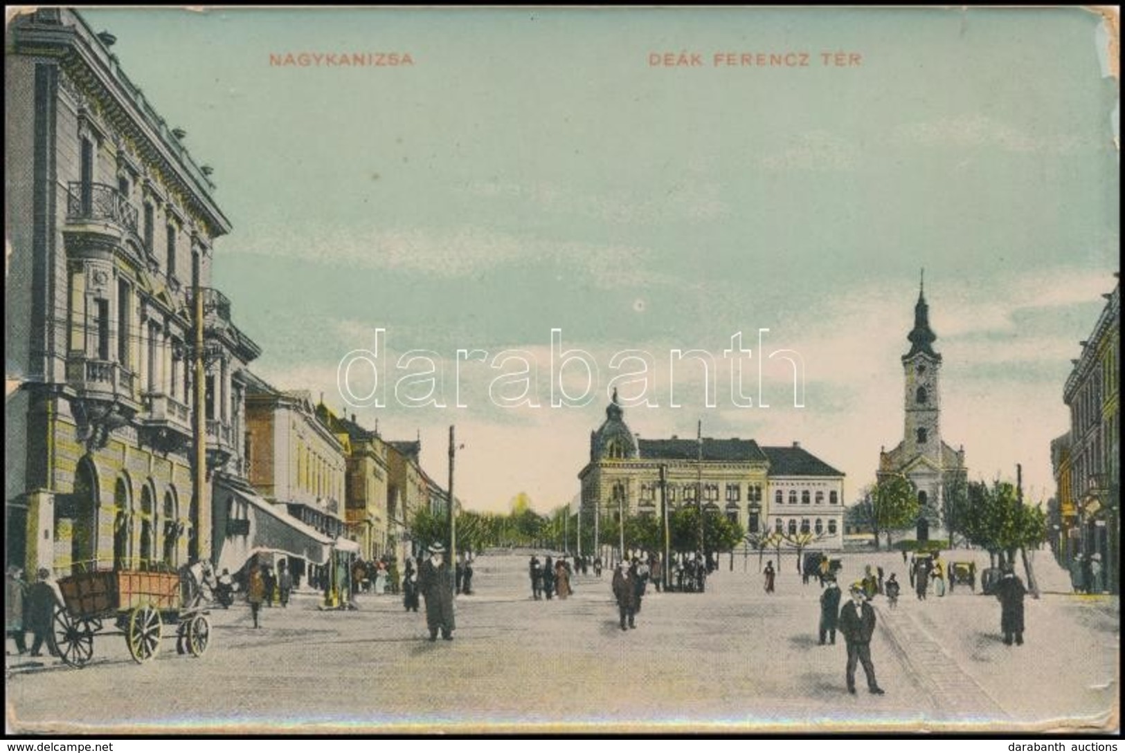 * 11 Db RÉGI Külföldi és Magyar Városképes Lap / 11 Pre-1945 European And Hungarian Town-view Postcards - Ohne Zuordnung