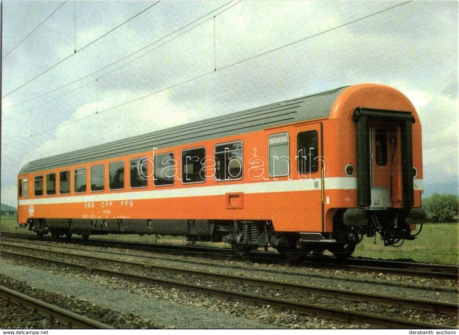 ** 10 Db MODERN Használatlan Német Vasúti Kocsik  Motívumlap / 10 Modern Unused German Railway, Train Motive Postcards - Non Classés