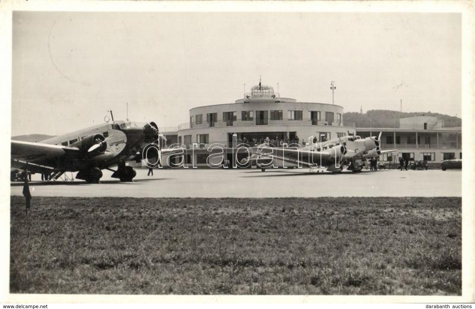 T2 Budaörs, Közforgalmi Repülőtér, Lufthansa és Ala Littoria Repülők - Zonder Classificatie