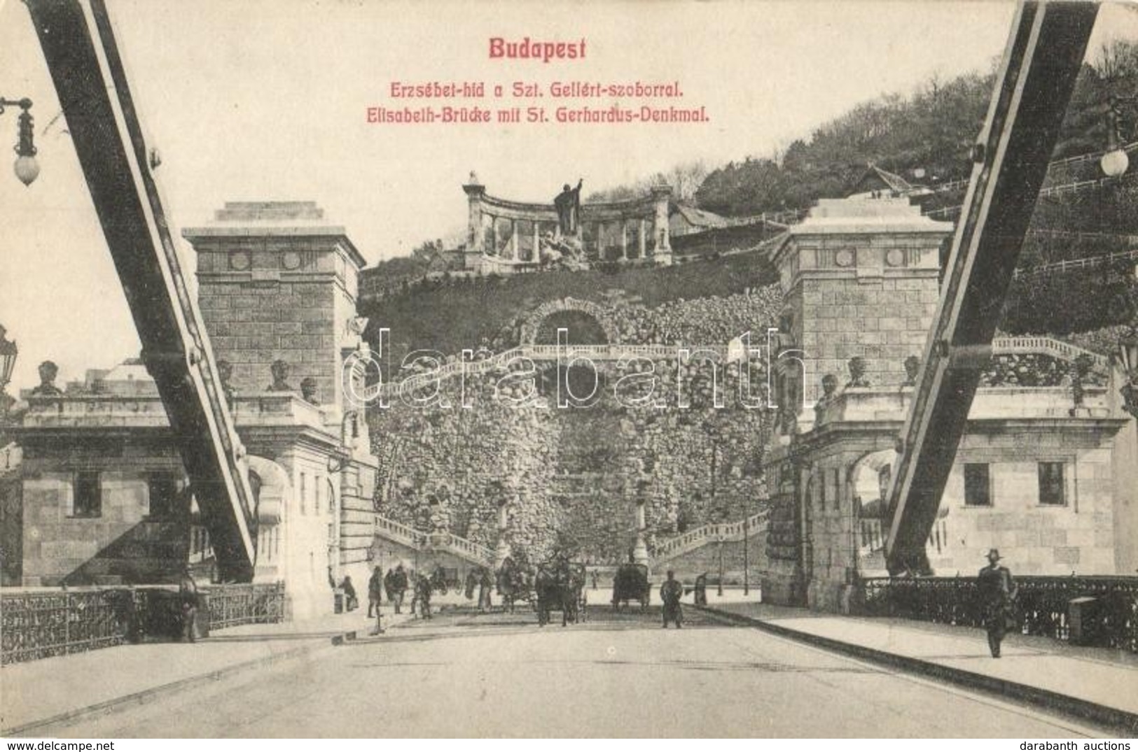 Budapest - 4 Db Régi Képeslap / 4 Pre-1945 Postcards - Zonder Classificatie