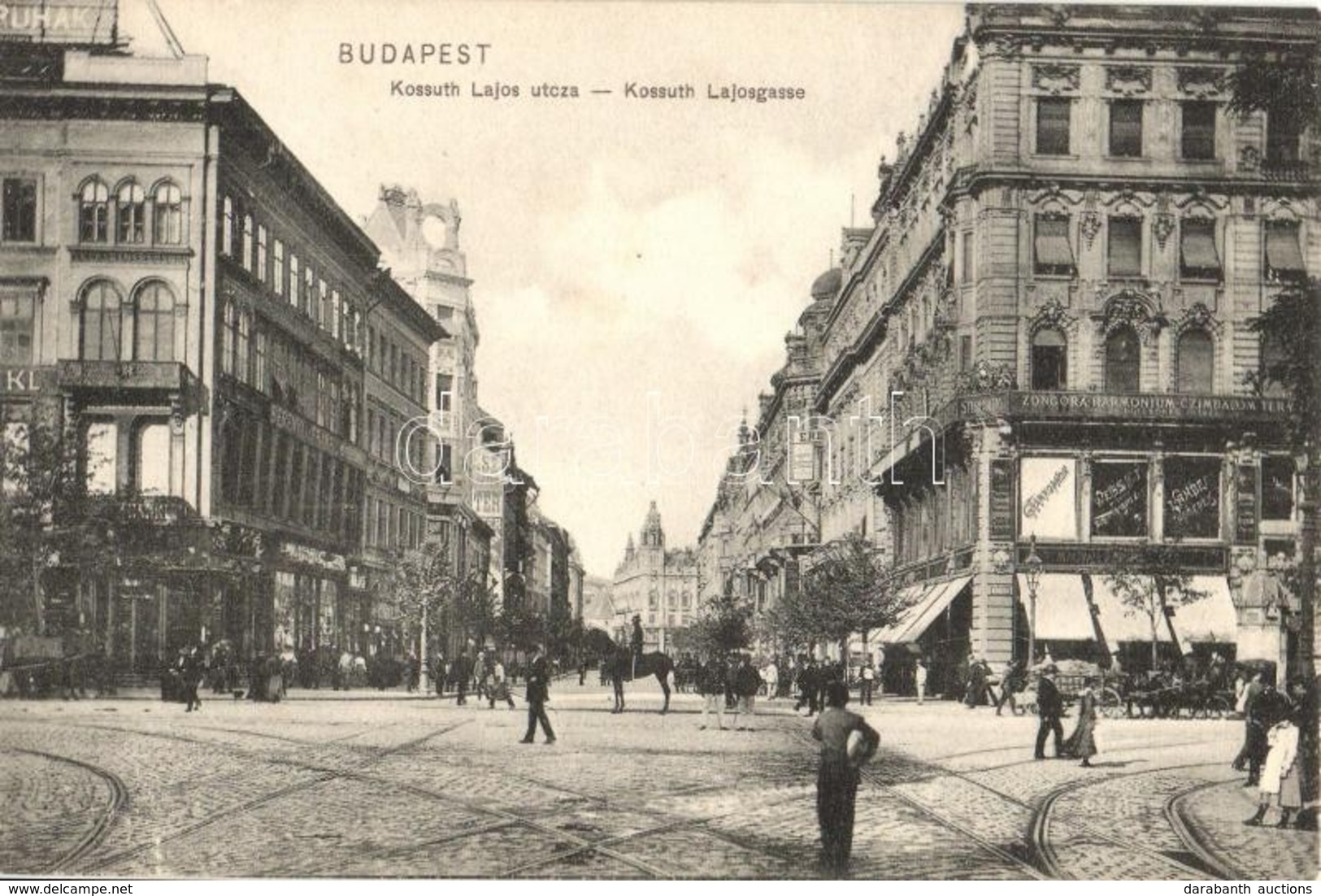 * T1/T2 Budapest V. Kossuth Lajos Utca, Berényi és Frankl üzlete - Unclassified