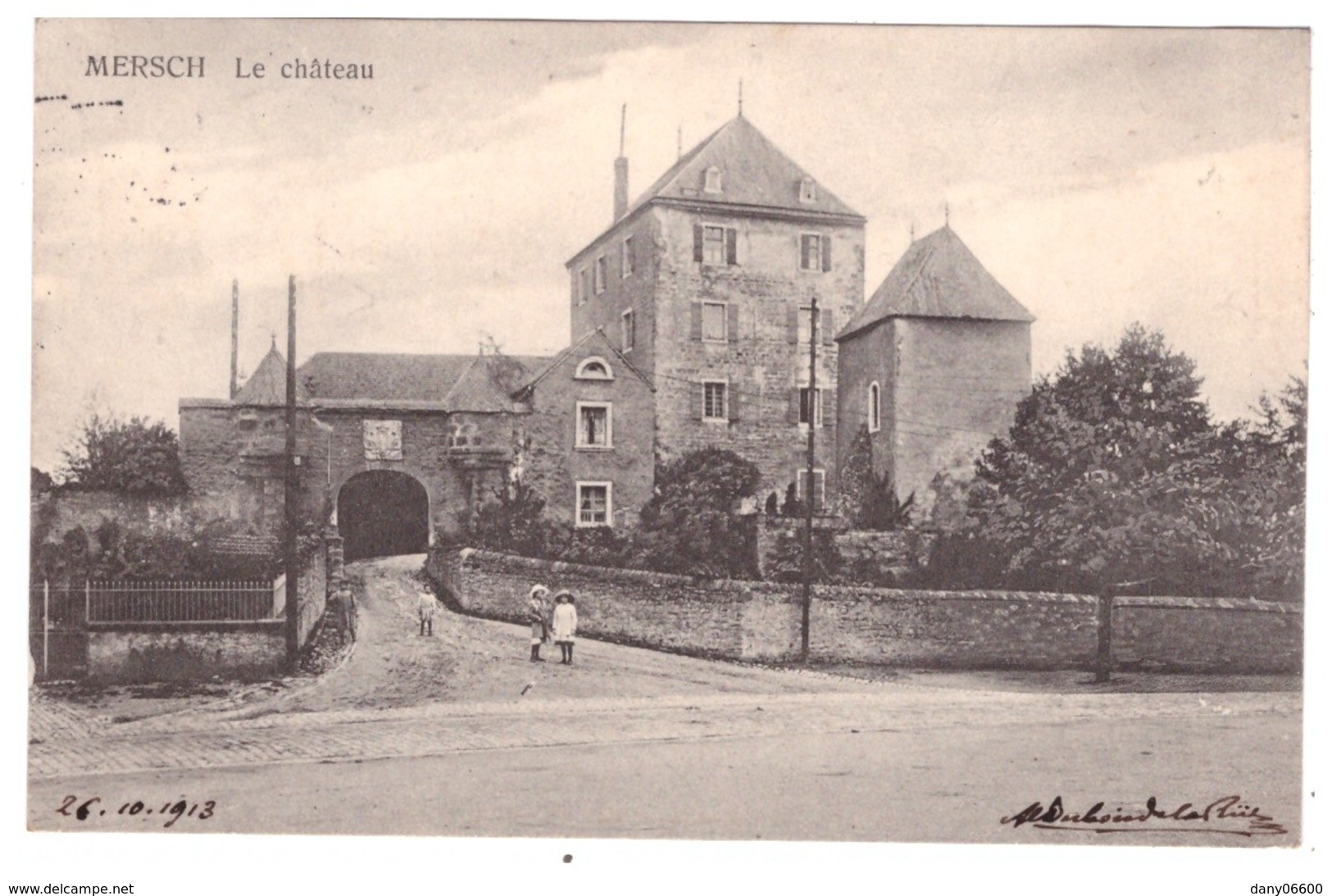 MERSCH - Le Chateau (carte Animée) - Other & Unclassified