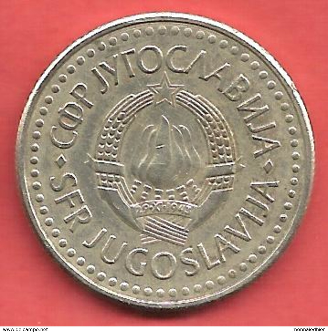 5 Dinara , YOUGOSLAVIE , Cupro-Nickel-Zinc , 1991 , N° KM # 144 - Yougoslavie