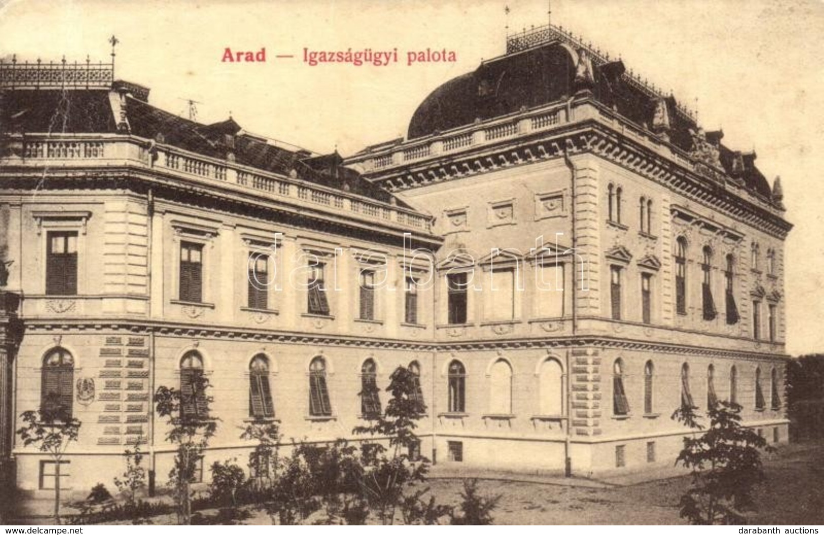 * T2/T3 Arad, Igazságügyi Palota. W.L. 513. / Palace Of Justice (gyűrődés / Crease) - Non Classés