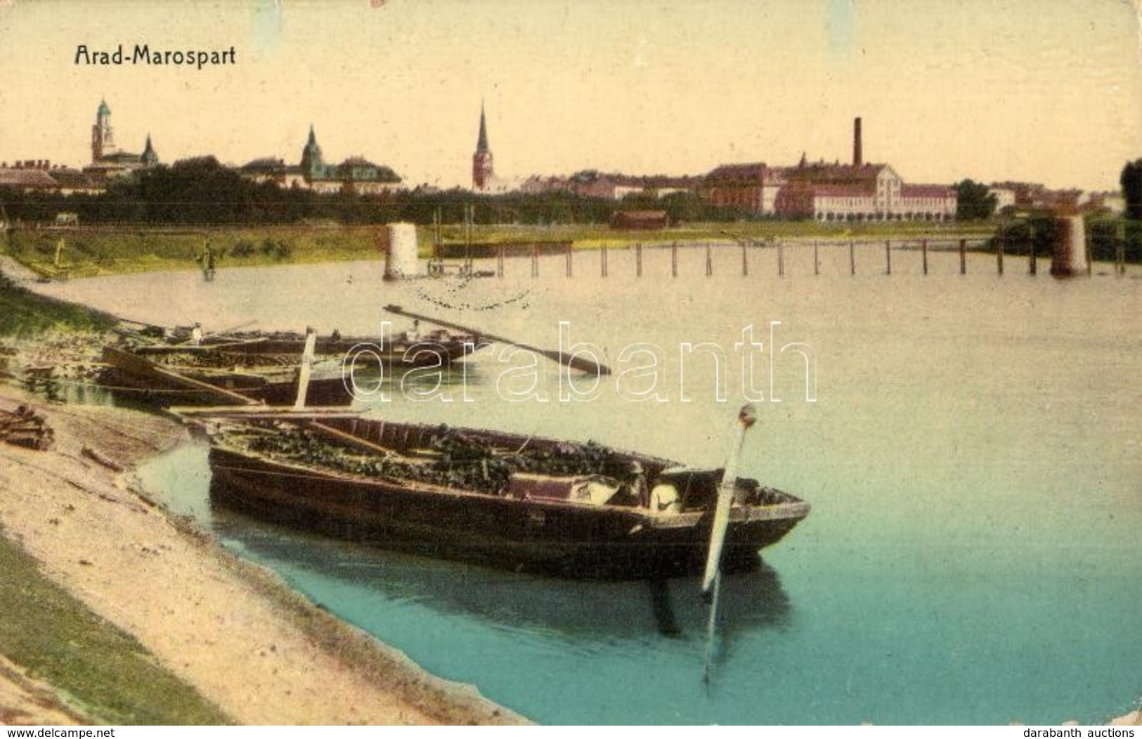 T2 1911 Arad, Maros Part. Ingusz J. és Fia Kiadása  / Mures Riverside - Non Classés