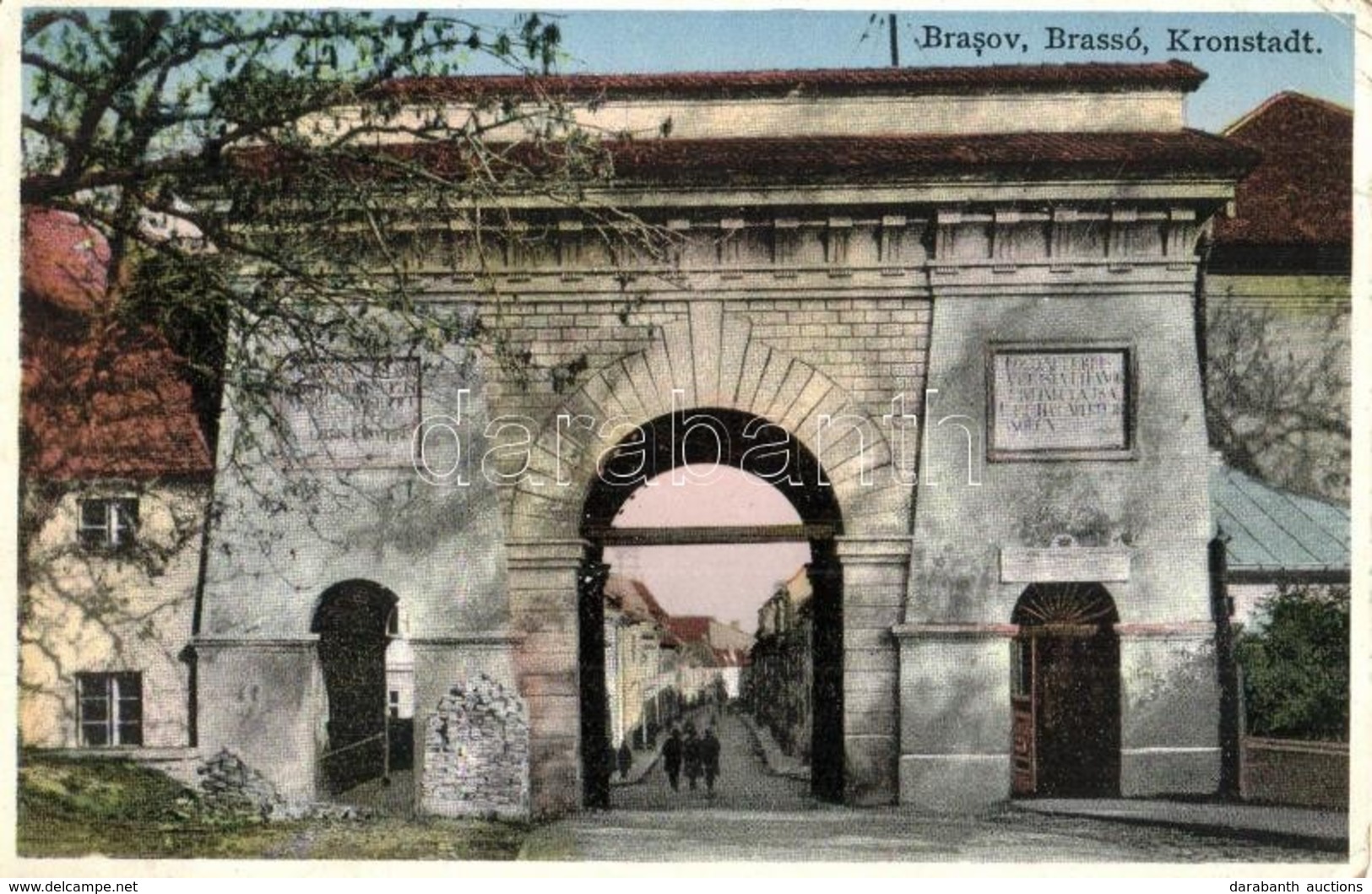 T2 Brassó, Kronstadt, Brasov; Várkapu / Castle Gate (EK) - Ohne Zuordnung