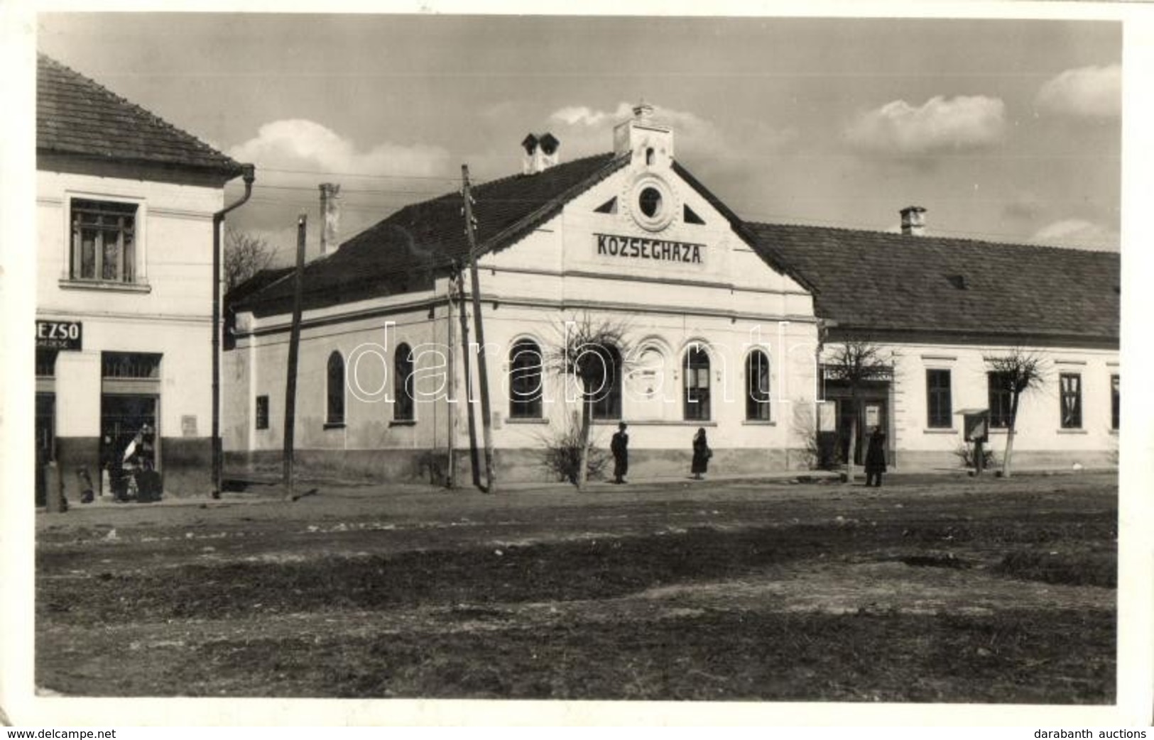 T2/T3 Élesd, Alesd; Utcakép, Községháza, üzlet. Kiadja A Hangya Szövetkezet / Street View, Town Hall, Shops (EK) - Unclassified