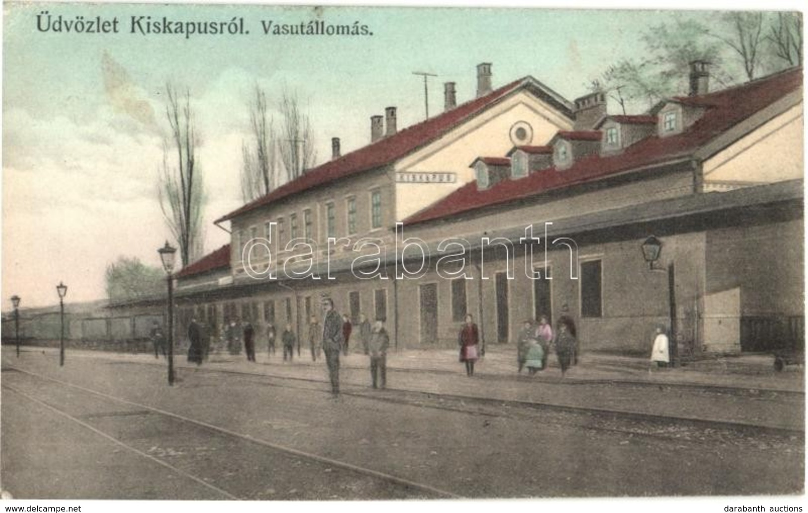 T2/T3 Kiskapus, Kleinkopisch, Copsa Mica; Vasútállomás, Vagonok / Bahnhof / Railway Station, Wagons (EK) - Ohne Zuordnung